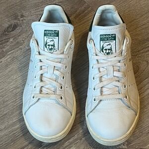 Adidas Stan Smith Tennis Sneakers White Dark Green Womens 6 Mens 5 EU 37 1/3‎